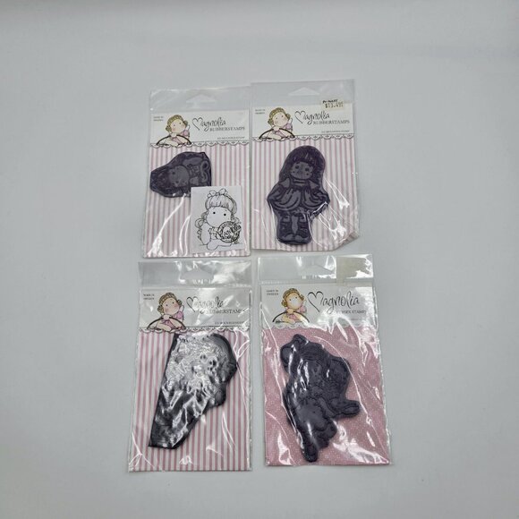 Magnolia Tilda Cling Rubber Stamps Happy Birthday Little Princess Ladder Balleri - Picture 3 of 16